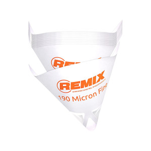 REMIX Фильтр бумажный (воронка) с нейлоновой сеткой для ЛКМ 190 микрон, 100 штук