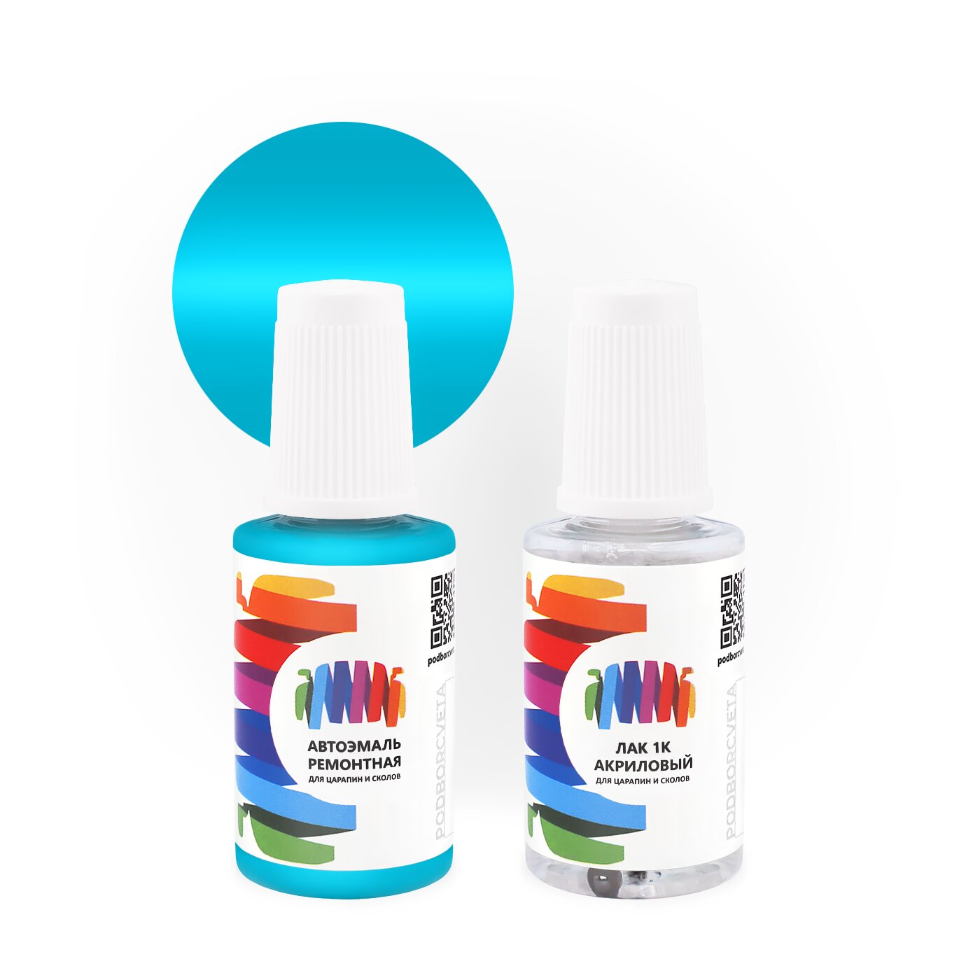 Подкраска для Man-Buessing (МАН) «Blue», код цвета BS32M2110, M2110 (синий), базовая автоэмаль с кисточкой от сколов и царапин, штрих-корректор 20 мл.