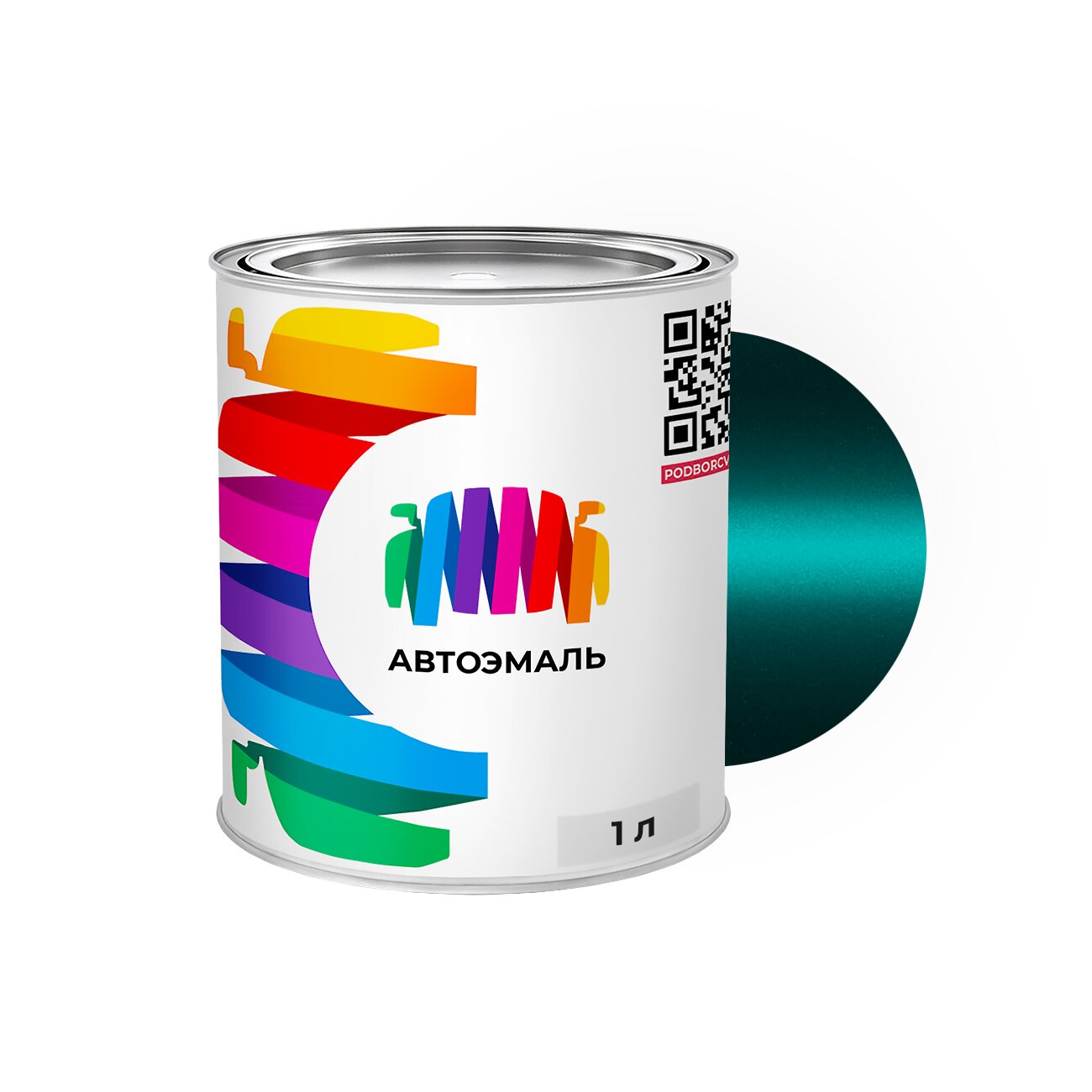 Автоэмаль Mazda (Мазда) «Sparkle Green», код цвета 11R (зеленый), базовая краска 1 л.