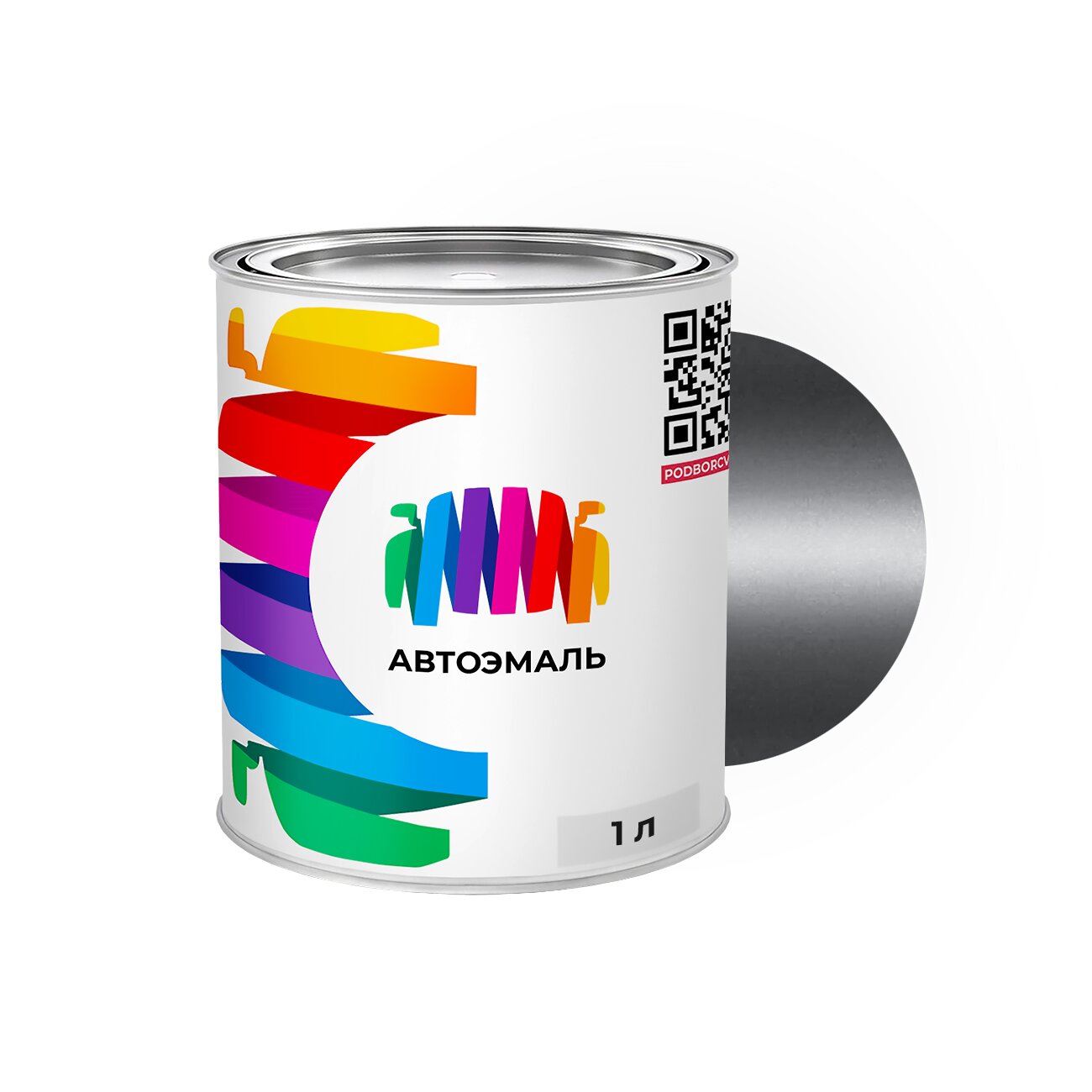 Автоэмаль Mazda (Мазда) «Purplish Grey», код цвета 7Z (серый), базовая краска 1 л.