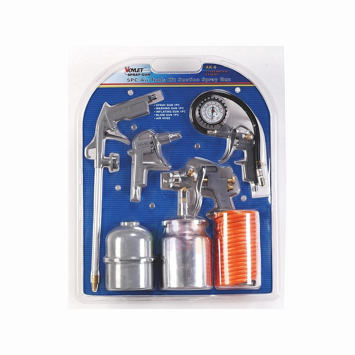Набор пневматического инструмента VOYLET AK-6 Air Tools Kit из 5 предметов