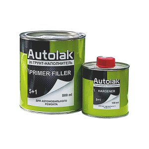 AUTOLAK 5+1 HS Primer Filler Грунт наполнитель акриловый 0,8 л. с отвердителем 0,16 л.