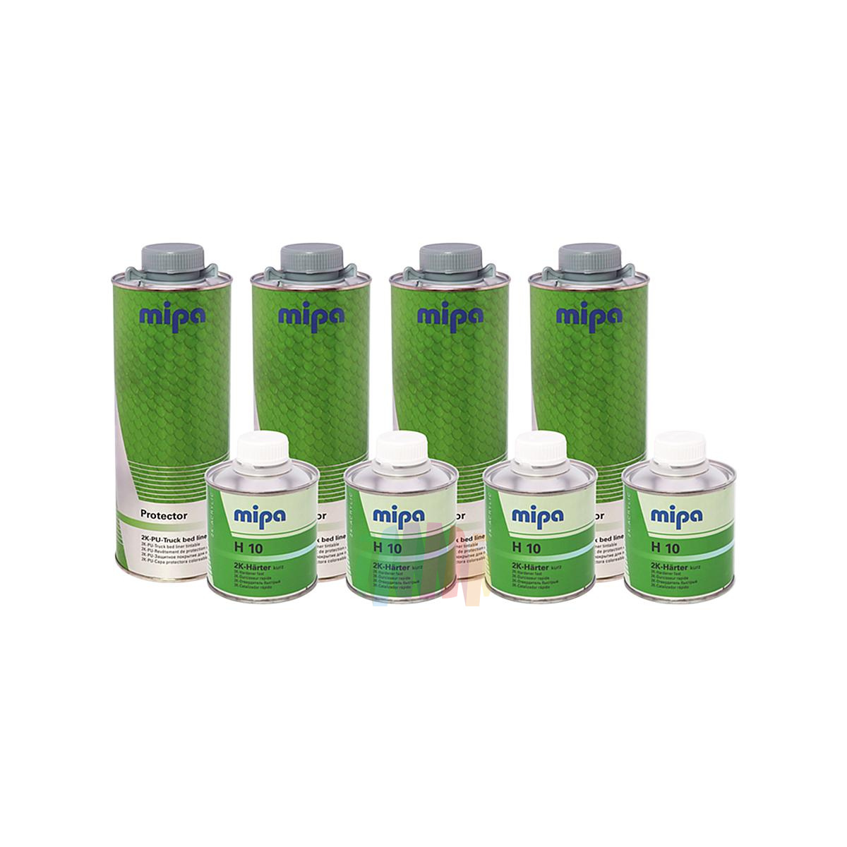 Mipa Защитное полиуретан-акриловое покрытие 2K Protector Set (колеруемое) 1