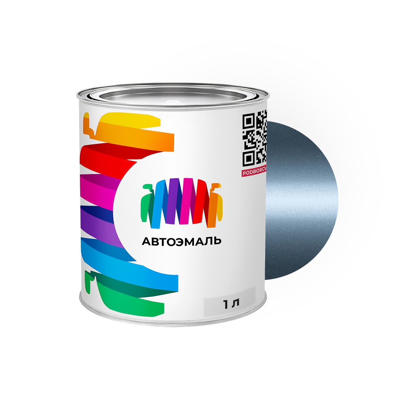 Автоэмаль SsangYong (СсангЙонг) «Oasis Blue», код цвета BAH (сине-серый), базовая краска 1 л.