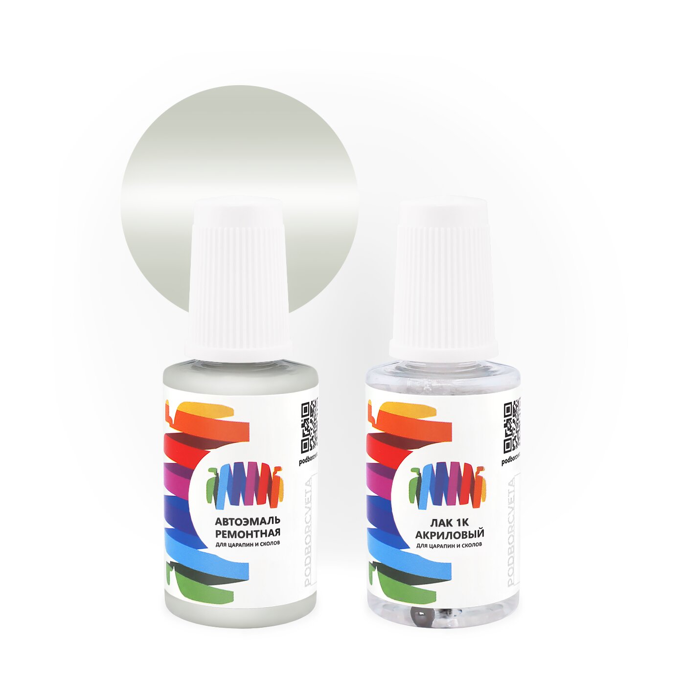 Подкраска для Suzuki (Сузуки) «Electro Deposition», код цвета ZH2-3 (серый), базовая автоэмаль с кисточкой от сколов и царапин, штрих-корректор 20 мл.