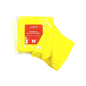 USP Салфетка из микрофибры желтая 40 x 40 см.