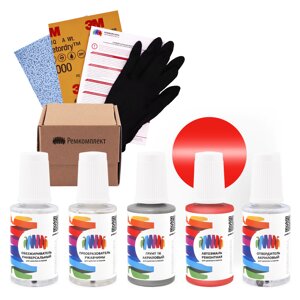 Ремкомплект для Isuzu (Исузу) «Coral Reef», код цвета 805, R906-P802-0 (красный), акриловая автоэмаль, набор для ремонта сколов и царапин