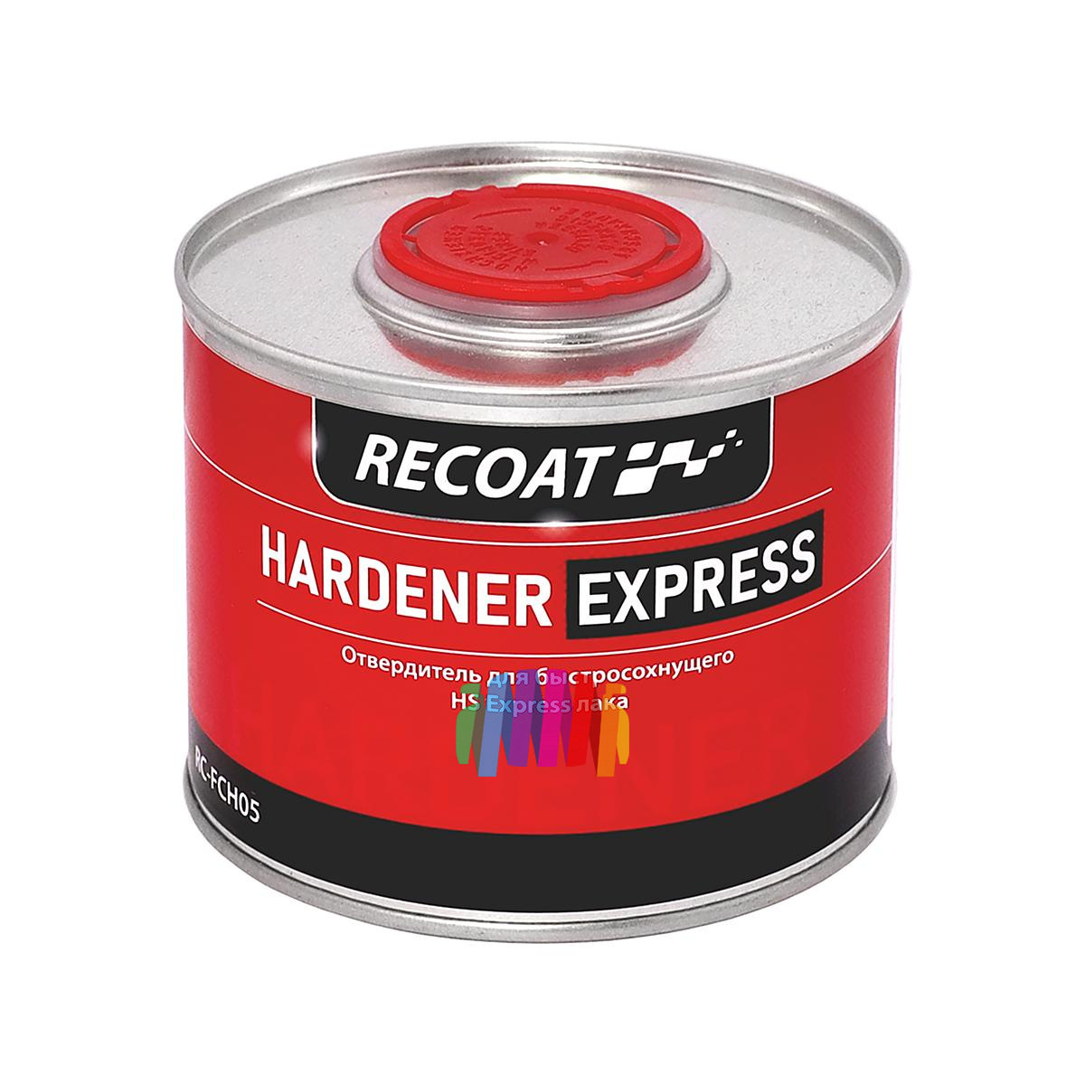 Быстросохнущий прозрачный акриловый лак RECOAT 2K HS Express FASTYCRYL (RC-PCC10) 1+0,5 л. 5