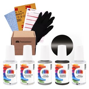 Ремкомплект для GMC (Дженерал моторс) «Scorpion», код цвета GS6 (коричневый), базовая автоэмаль, набор для ремонта сколов и царапин