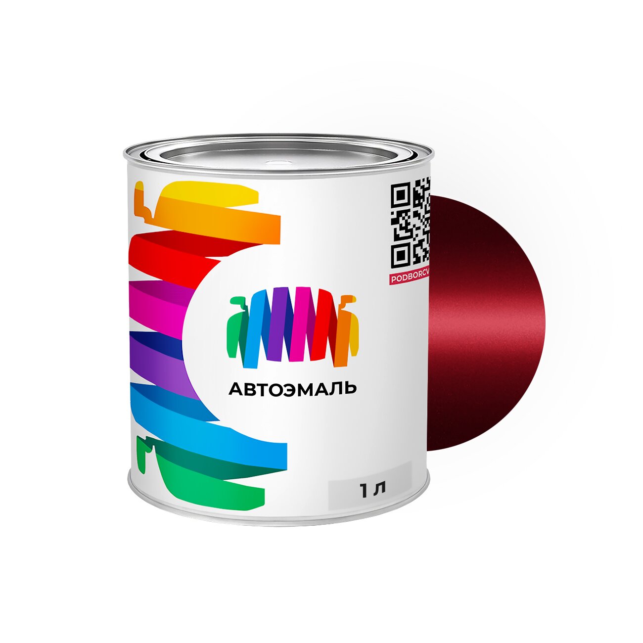 Автоэмаль Mazda (Мазда) «Laser Red», код цвета HL, NX, XE1 (красный), базовая краска 3 сл. 1 л.