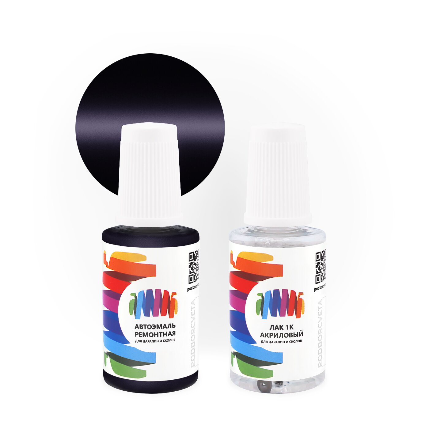 Подкраска для Chevrolet (Шевроле) «Poseydon», код цвета 902 (черно-синий), базовая автоэмаль с кисточкой от сколов и царапин, штрих-корректор 20 мл.