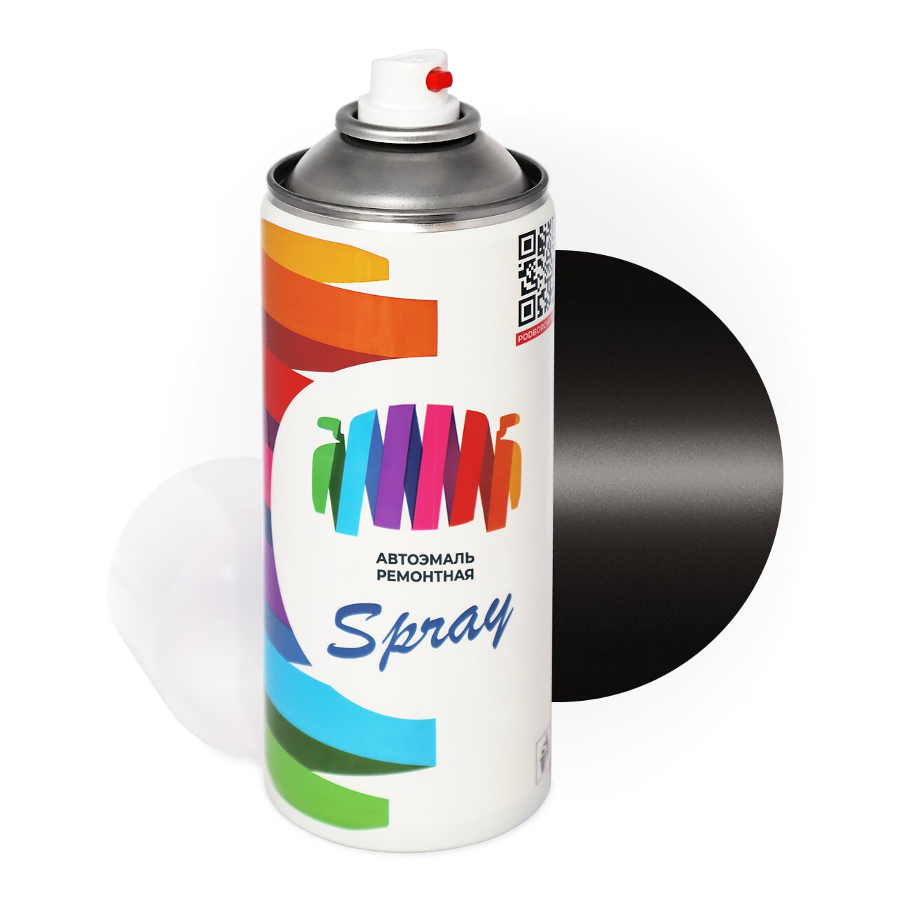 Аэрозольная краска для Man-Buessing (МАН) «Charcoal», код цвета FS43MS140, MS140 (коричневый), базовая автоэмаль, баллончик 520 мл.