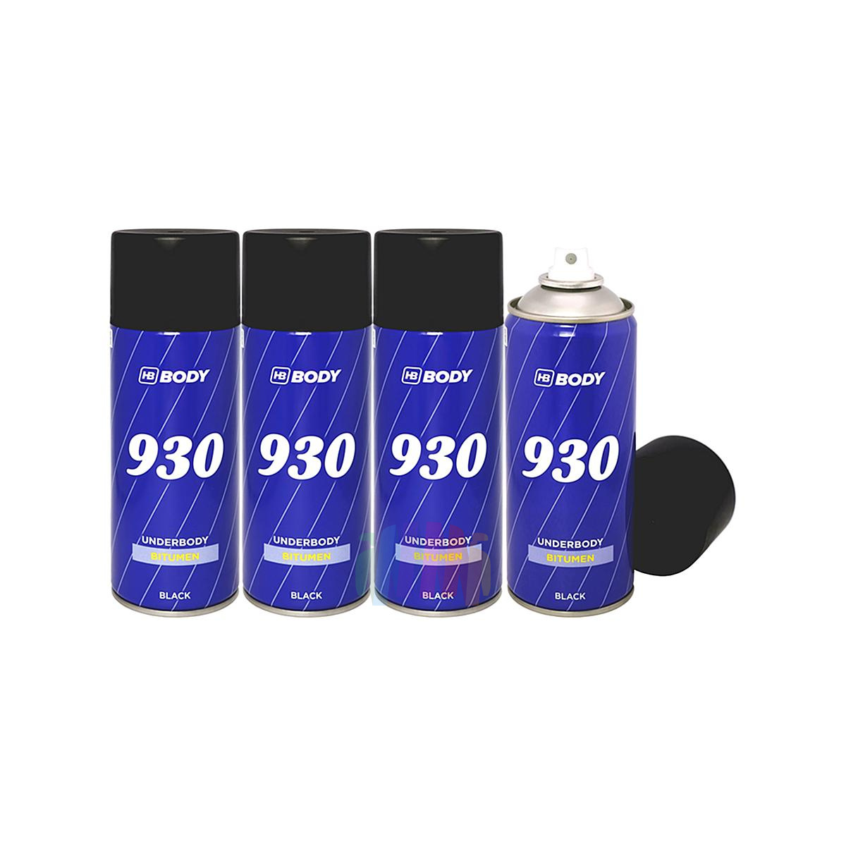 HB BODY 930 Антикор автомобильный аэрозоль 400 мл., комплект 4 шт.