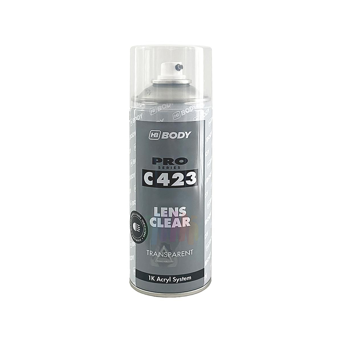 HB BODY C423 Lens Clear Лак для оптики аэрозоль 400 мл.