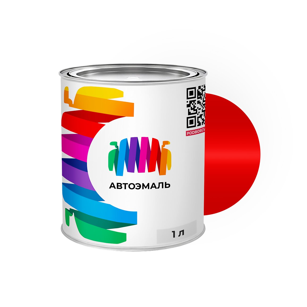 Автоэмаль Land Rover (Ленд Ровер) «Monza Red», код цвета 590, CCZ, LRC590 (красный), базовая краска 1 л.