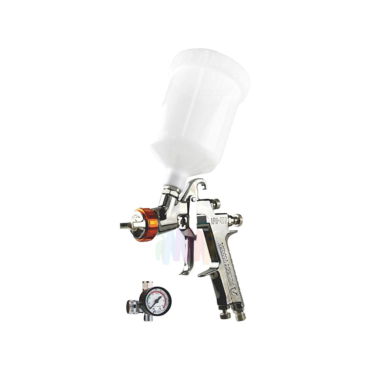 ANEST IWATA LPH-400-134LVX Краскопульт низкого давления верхний бачок 600 мл. с манометром