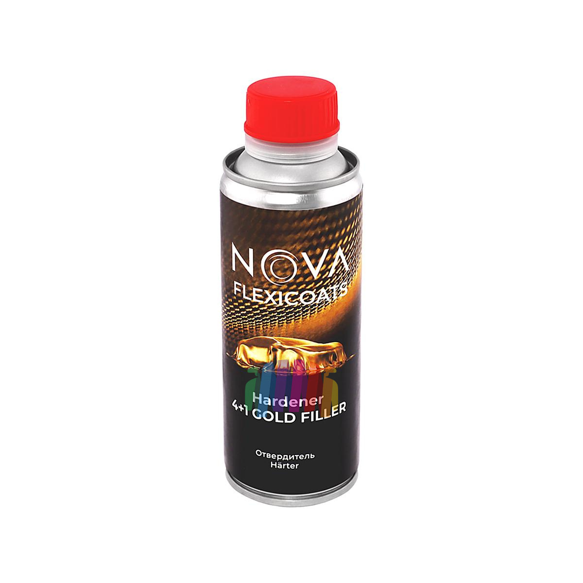 Акриловый автомобильный грунт-наполнитель NOVA Refinish 4+1 Gold Filler белый 3