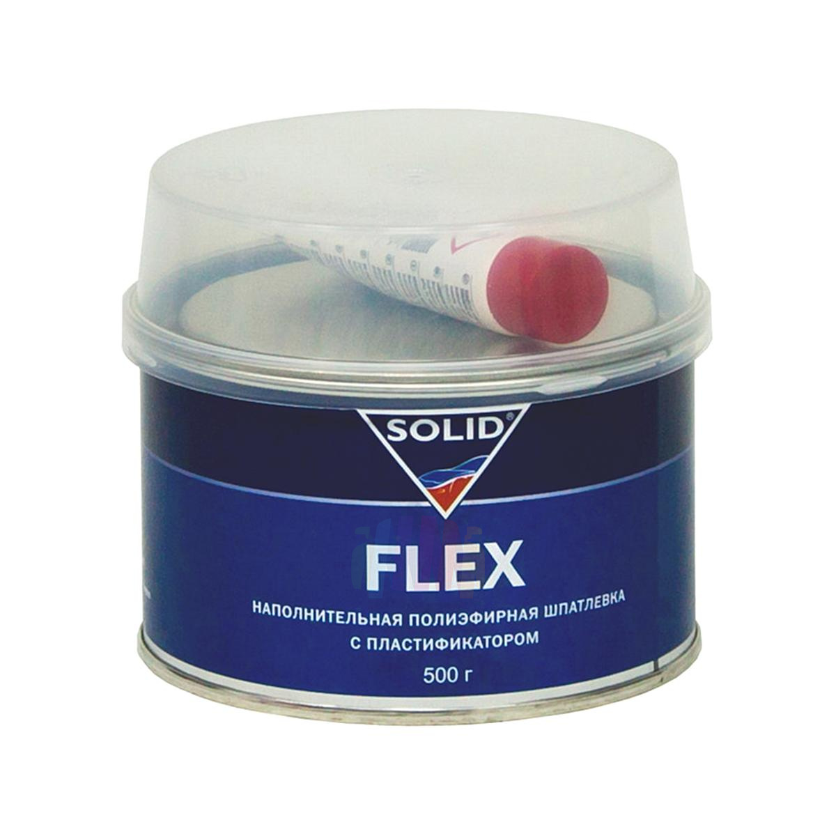 SOLID Flex Наполнительная полиэфирная шпатлевка с пластификатором 0,5 кг.