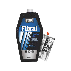 U-POL FIB/BL Fibral Шпатлевка стекловолоконная пакет 880 мл.