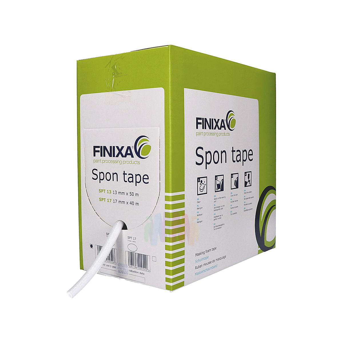 FINIXA Spon Tape Round SPT 13 Поролоновая лента круглая для маскировки автомобильных проемов 13 мм. * 50 м.