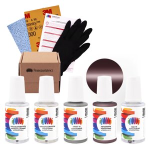 Ремкомплект для GMC (Дженерал моторс) «Lt. Rosewood-stripe», код цвета 68A, WA8874 (серо-фиолетовый), базовая автоэмаль, набор для ремонта сколов и царапин