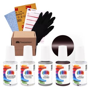 Ремкомплект для Buick (Бьюик) «Sangria», код цвета GMA173XI, WA173X (фиолетовый), базовая автоэмаль, набор для ремонта сколов и царапин