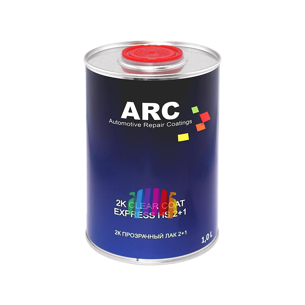 Прозрачный быстросохнущий акриловый лак ARC 2K Express HS 2+1 Clear Coat 1 л. + 0,5 л. 2