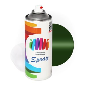 Аэрозольная краска для Citroen (Ситроен) «Vert», код цвета FQF, GPF (зеленый), базовая автоэмаль, баллончик 520 мл.