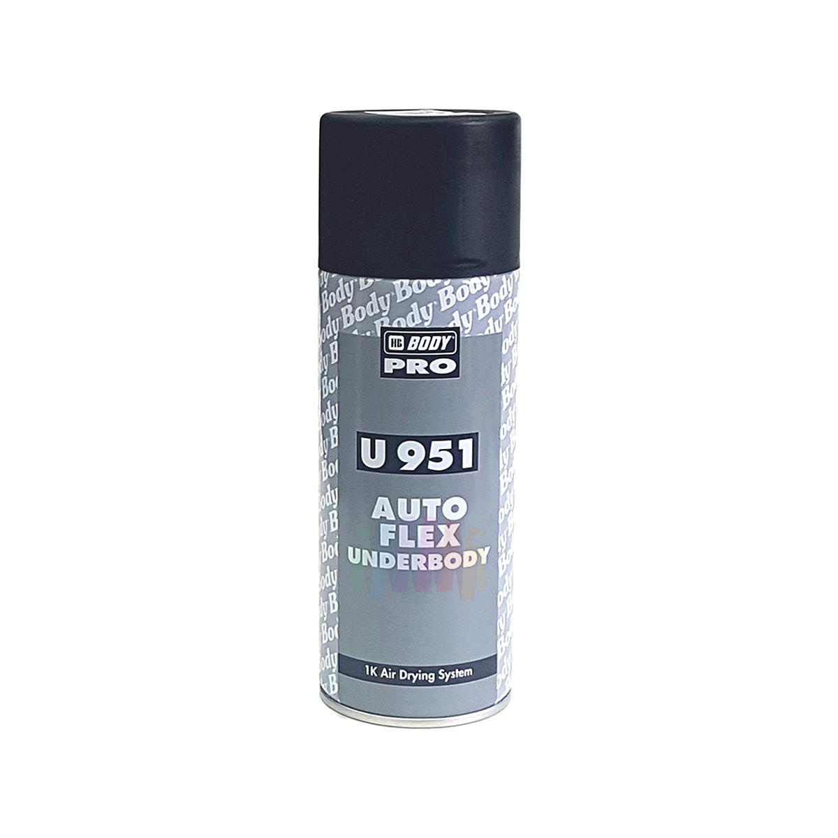 BODY U 951 Auto Flex Underbody Антикор аэрозоль 0,4 л.