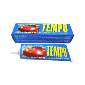 DRUCHEMA Tempo Original Восковая полировальная паста для ЛКП старых автомобилей (синяя) 120 г.