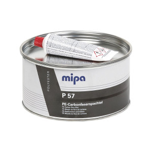 MIPA P57 PE Carbonfaserspachtel Шпатлевка карбоновая автомобильная 1,8 кг с отвердителем