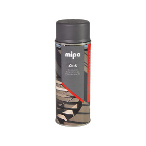 MIPA 1K Zink Spray Грунт цинковый антикоррозийный автомобильный аэрозоль 400 мл.