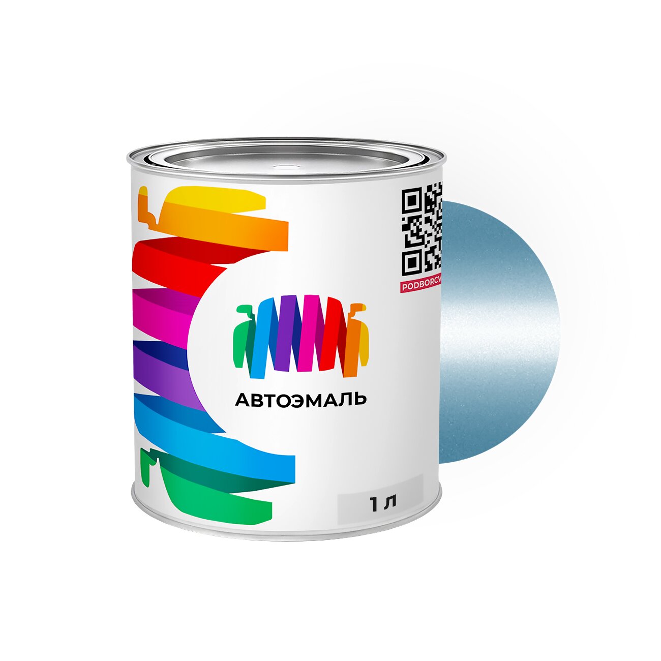 Автоэмаль Mazda (Мазда) «Air Blue», код цвета 39M, ZKS (синий), базовая краска 1 л.