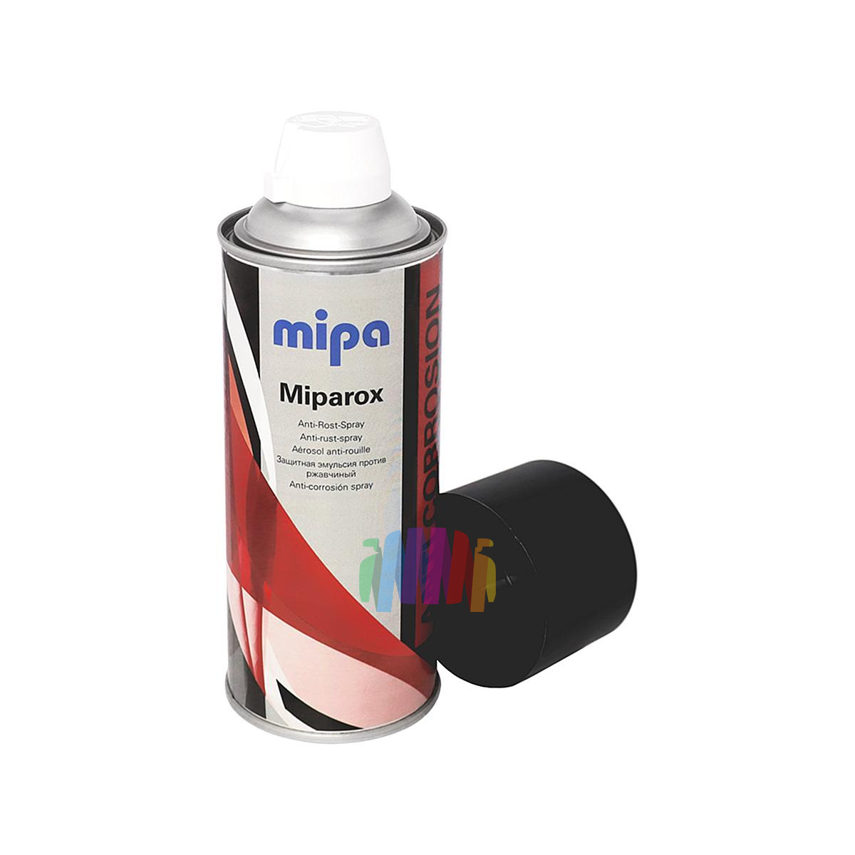 Грунт против ржавчины Mipa Miparox Anti Rost Spray темно-серый аэрозоль 400 мл. 2