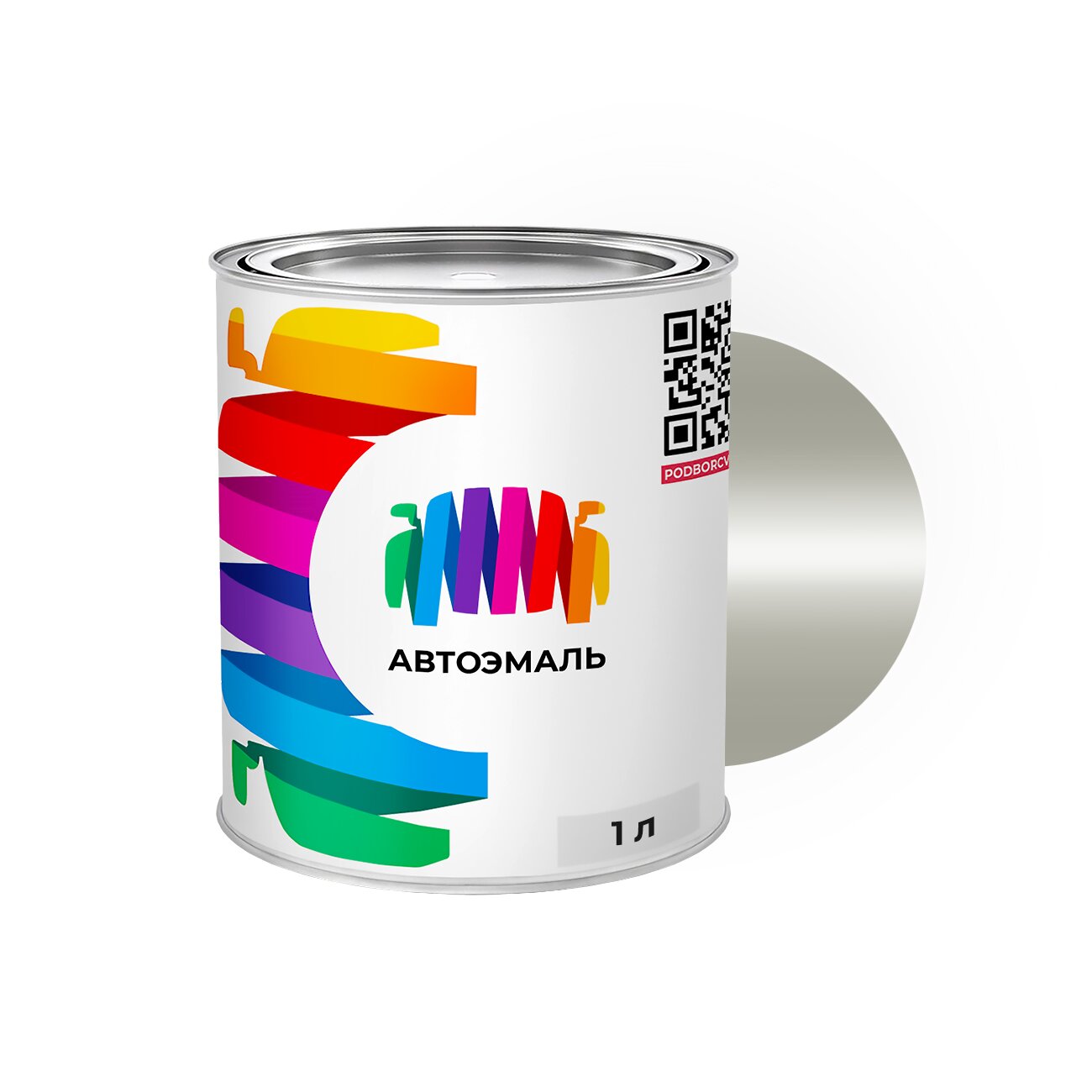 Автоэмаль Mazda (Мазда) «Gray», код цвета H-6738 (серый), базовая краска 1 л.