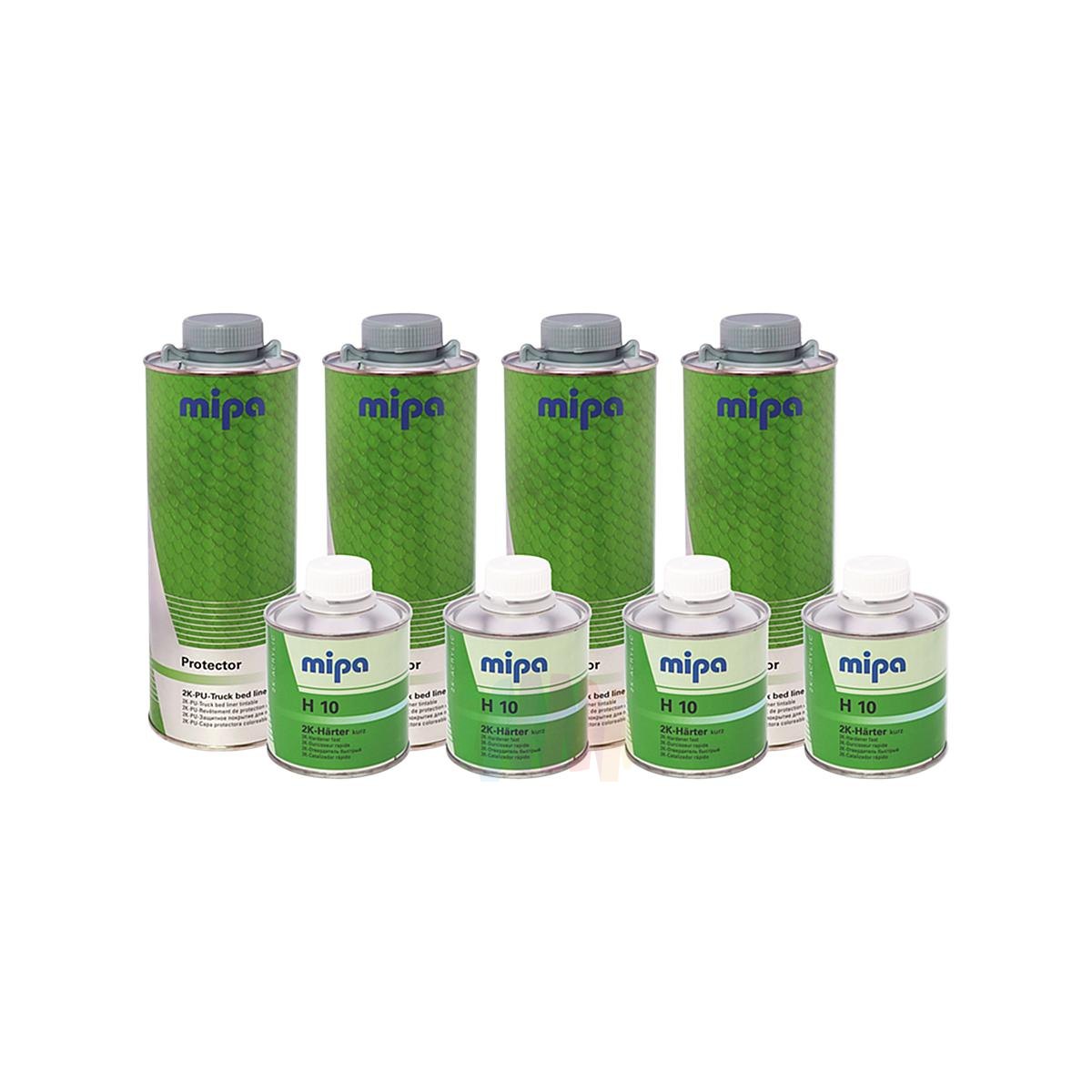 Mipa Защитное полиуретан-акриловое покрытие 2K Protector Set (колеруемое) 1