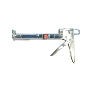 MATRIX Пистолет для герметиков полуоткрытый (хромированный зубчатый шток) 310 мл.