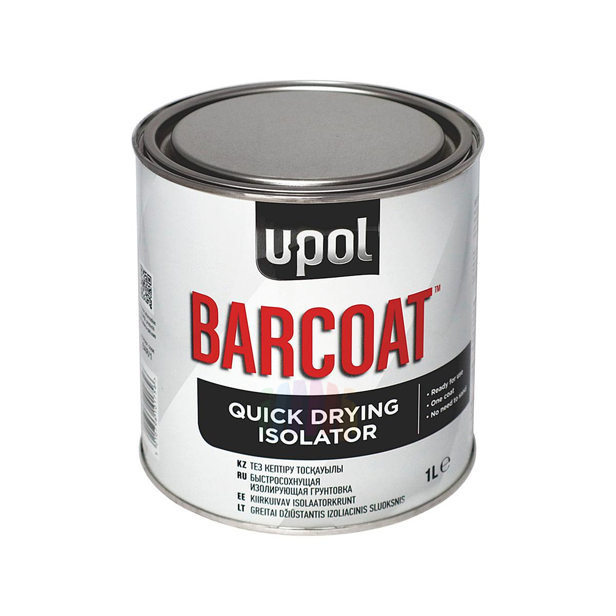 U-POL BARCOAT Грунт изолятор покрытий быстросохнующий автомобильный 1 л.