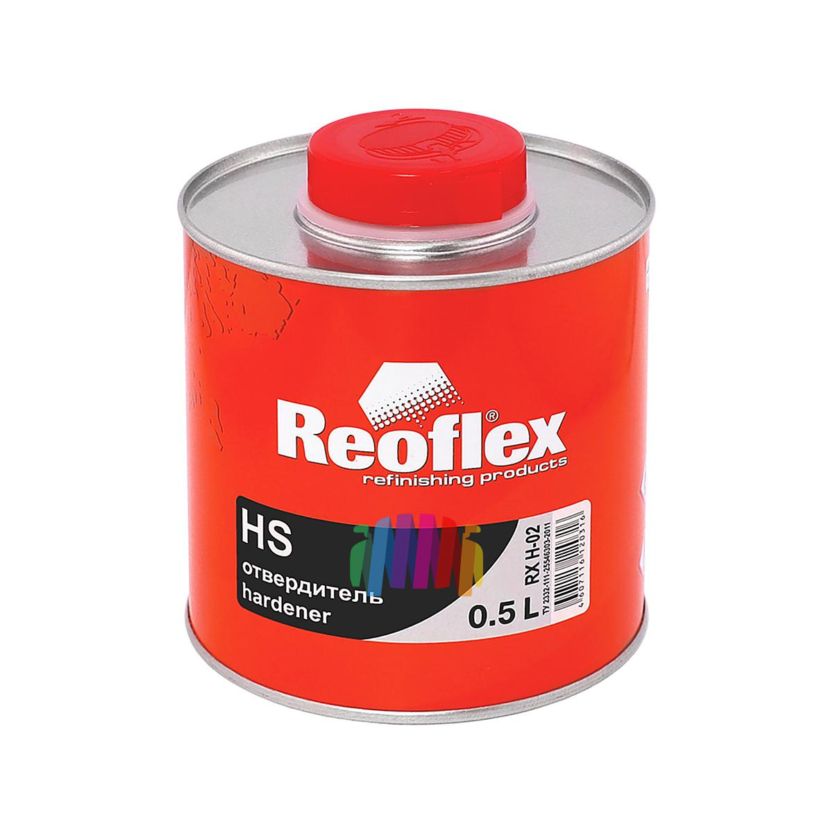 Лак акриловый автомобильный Reoflex RX C-02 HS 2+1 Clear Premium 1 л. с отвердителем 0,5 л. 5
