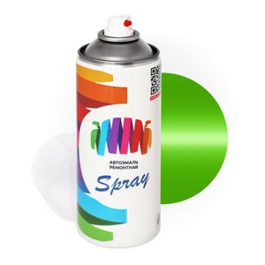 Аэрозольная краска для Mercedes Benz (Мерседес Бенц) «Gelbgruen», код цвета 6418, DB6418 (зеленый), базовая автоэмаль, баллончик 520 мл.