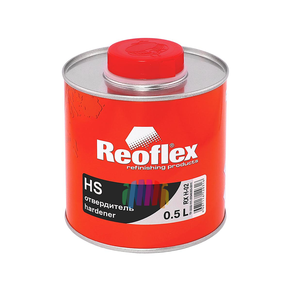 Лак акриловый автомобильный Reoflex RX C-02 HS 2+1 Clear Premium 1 л. с отвердителем 0,5 л. 5