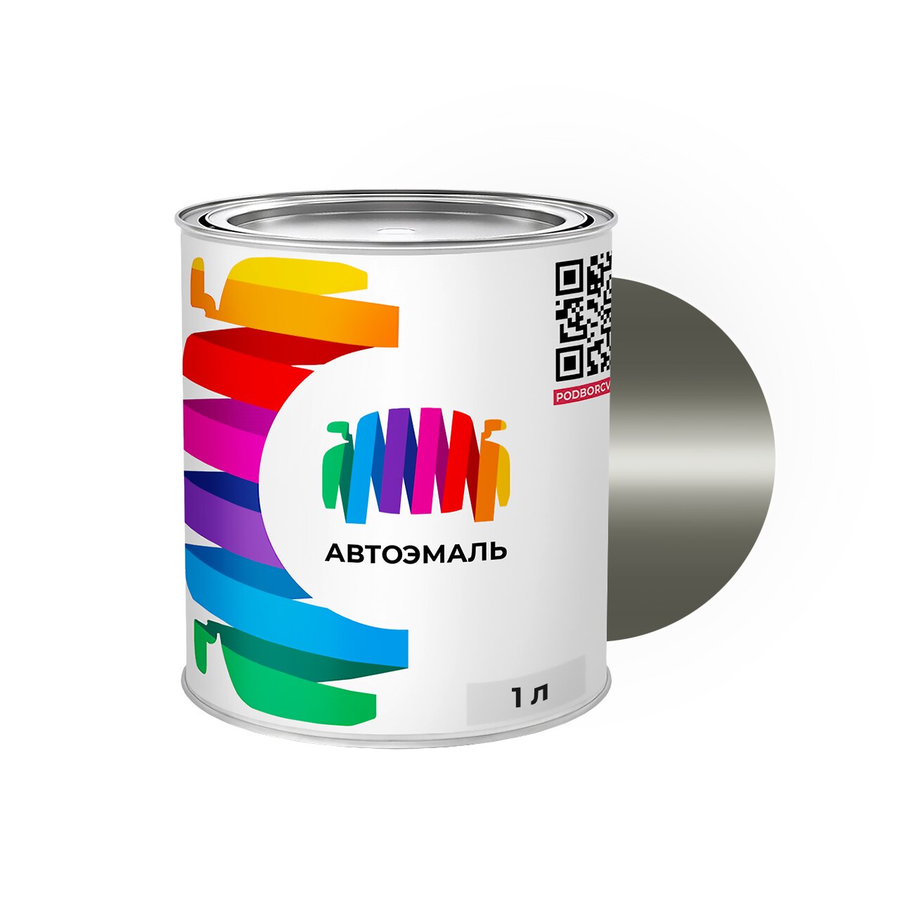 Автоэмаль Chrysler (Крайслер) «Dk.Green-stripe», код цвета CHARG4M, RG4 (зеленый), базовая краска 1 л.