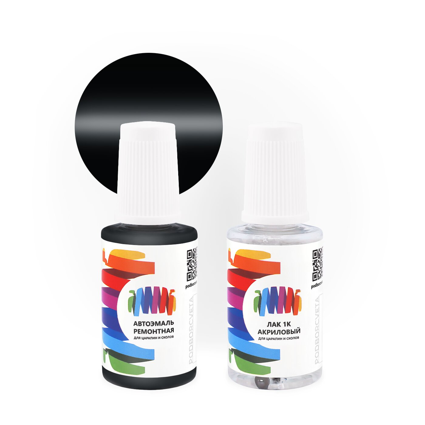 Подкраска для Nissan (Ниссан) «Dk. Grey AD44», код цвета CLR064 (серый), базовая автоэмаль с кисточкой от сколов и царапин, штрих-корректор 20 мл.