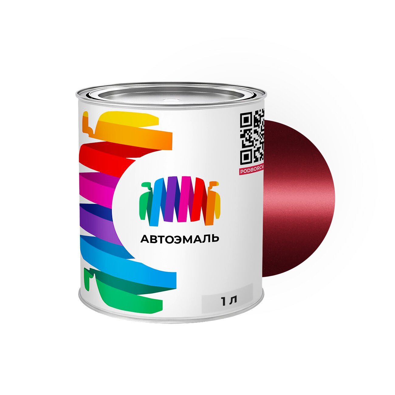 Автоэмаль Mazda (Мазда) «Golden Red», код цвета 36B (красный), базовая краска 1 л.