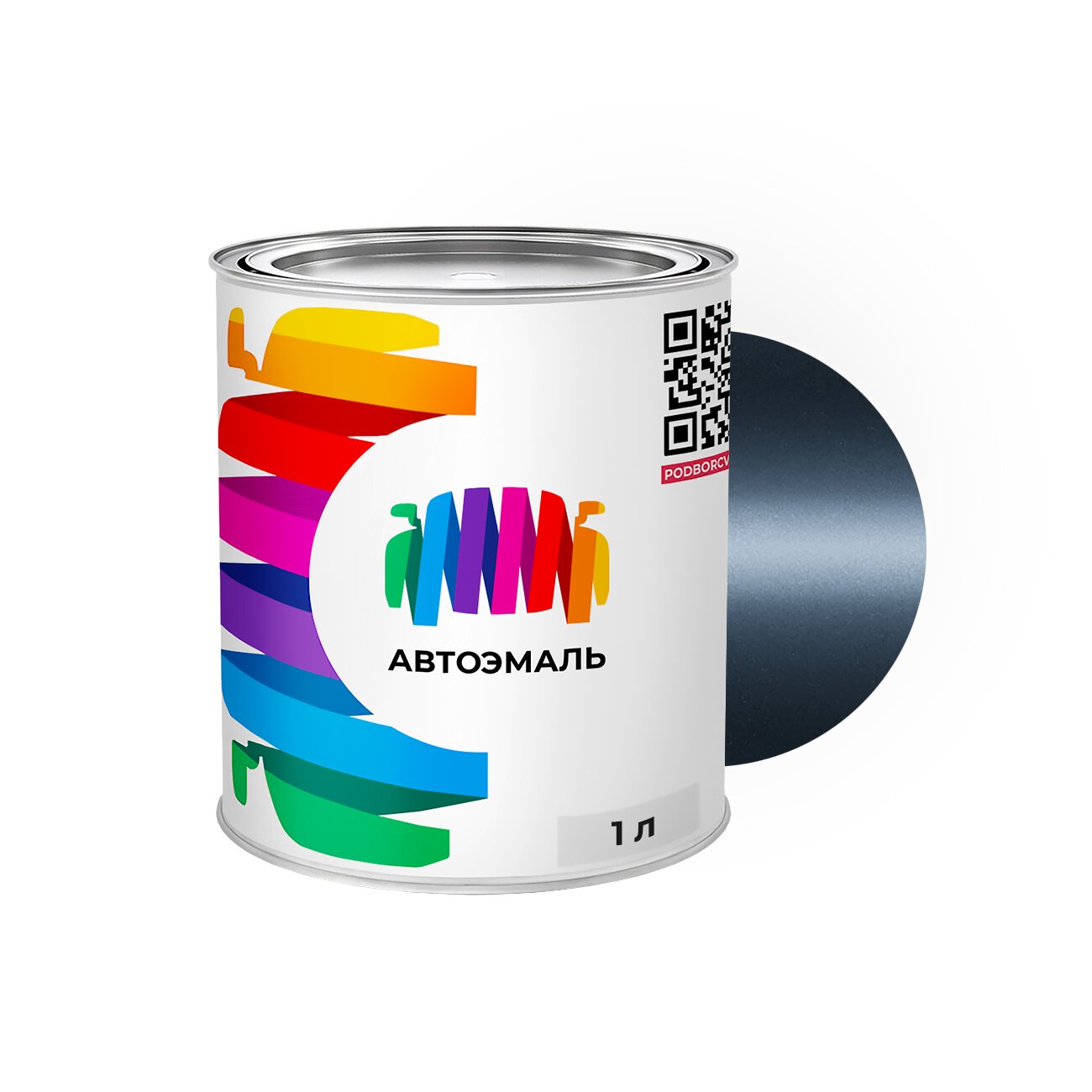 Автоэмаль Mazda (Мазда) «Cosmic Blue», код цвета 34M (синий), базовая краска 1 л.