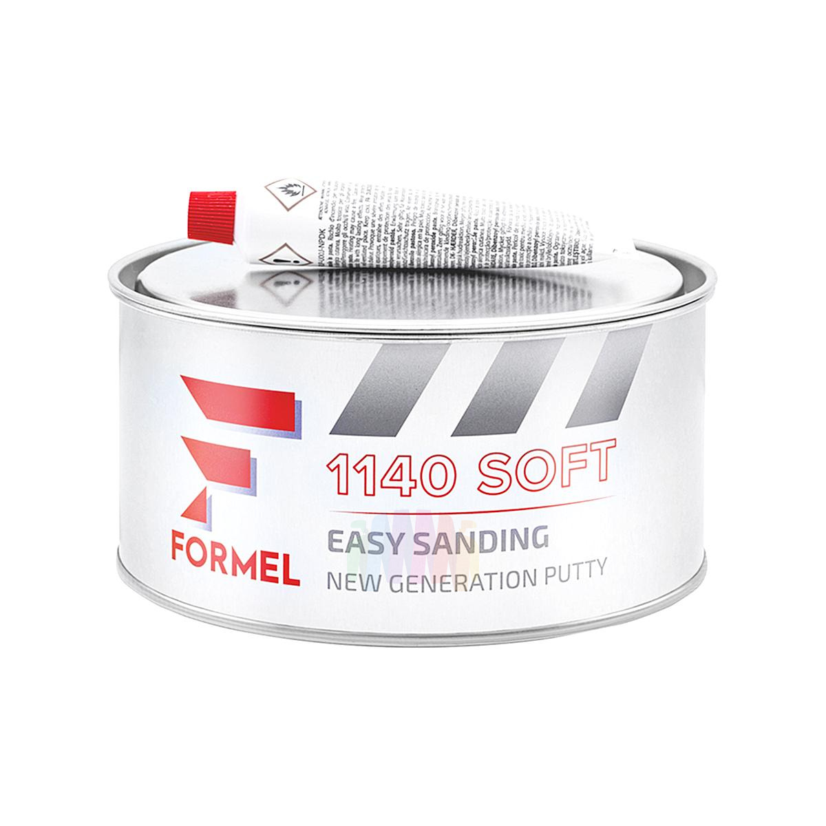 FORMEL 1140 Soft (FM-1142) Шпатлевка автомобильная наполняющая мультизернистая 1800 г.