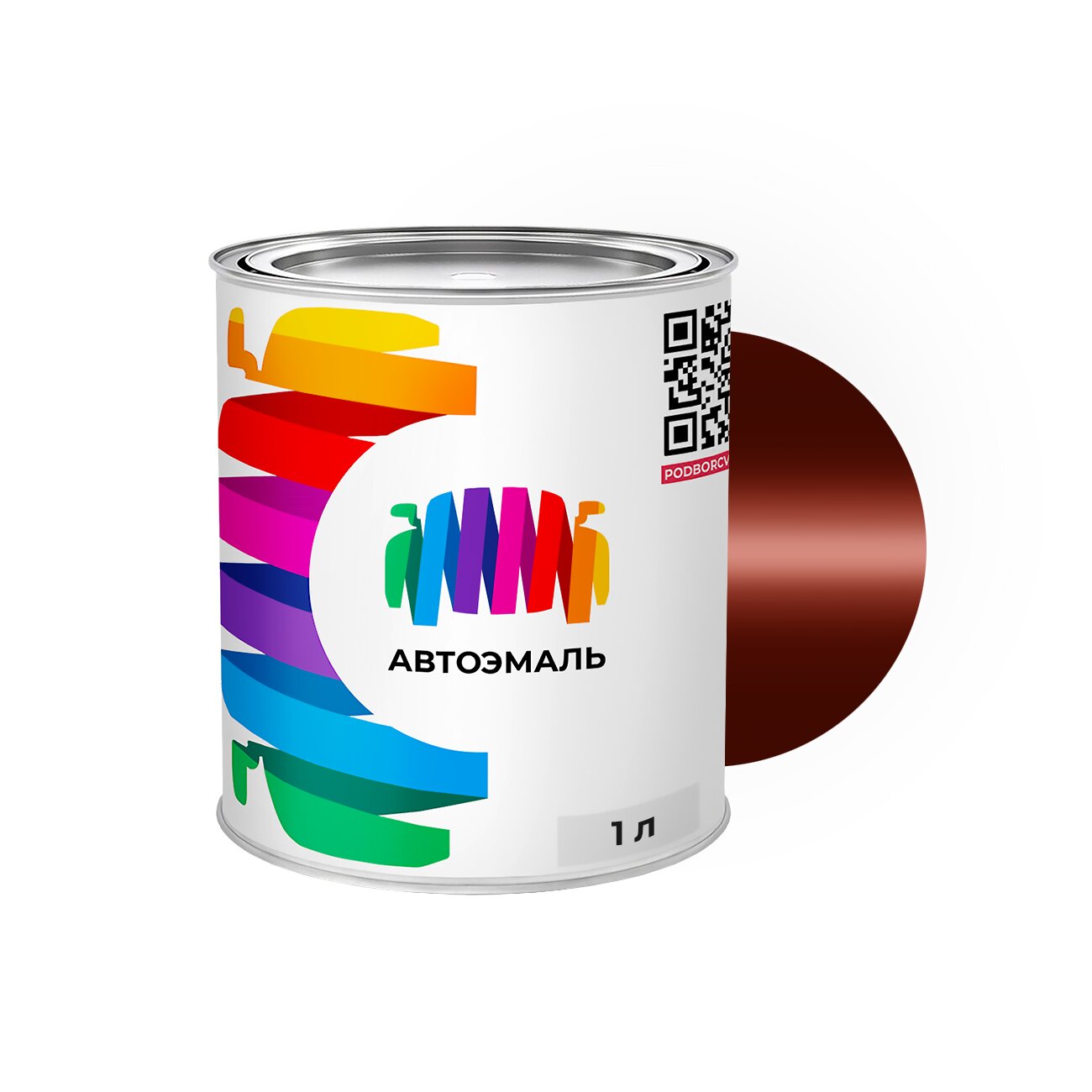 Автоэмаль Mazda (Мазда) «Ross Brown», код цвета NK (коричневый), акриловая краска 1 л.