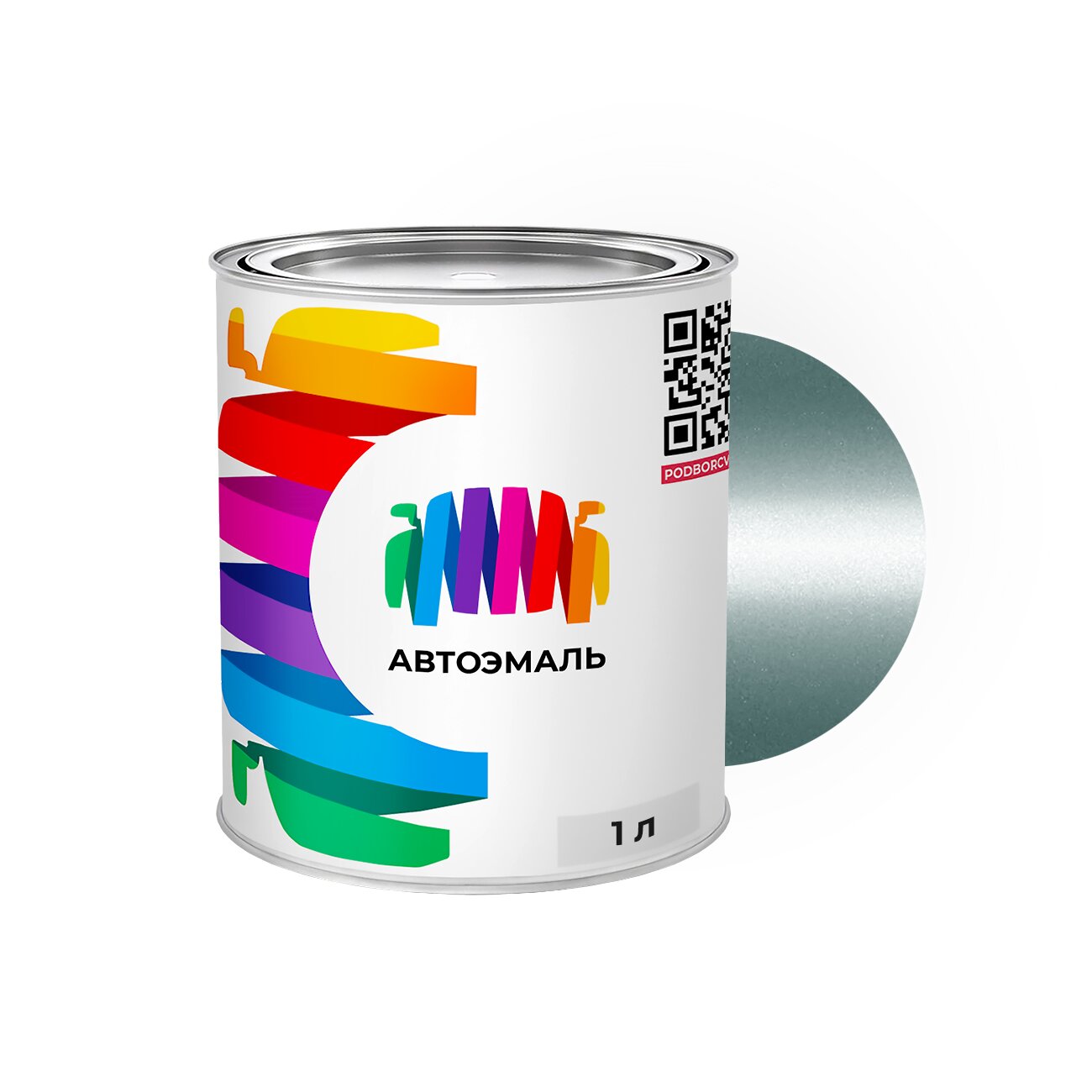 Автоэмаль Mazda (Мазда) «Glacier Green», код цвета 4K (зеленый), базовая краска 1 л.