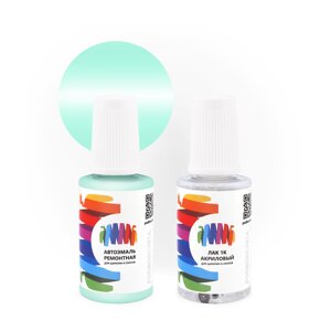 Подкраска для Toyota (Тойота) «Happy Tune Green», код цвета M7A (зеленый), базовая автоэмаль с кисточкой от сколов и царапин, штрих-корректор 20 мл.