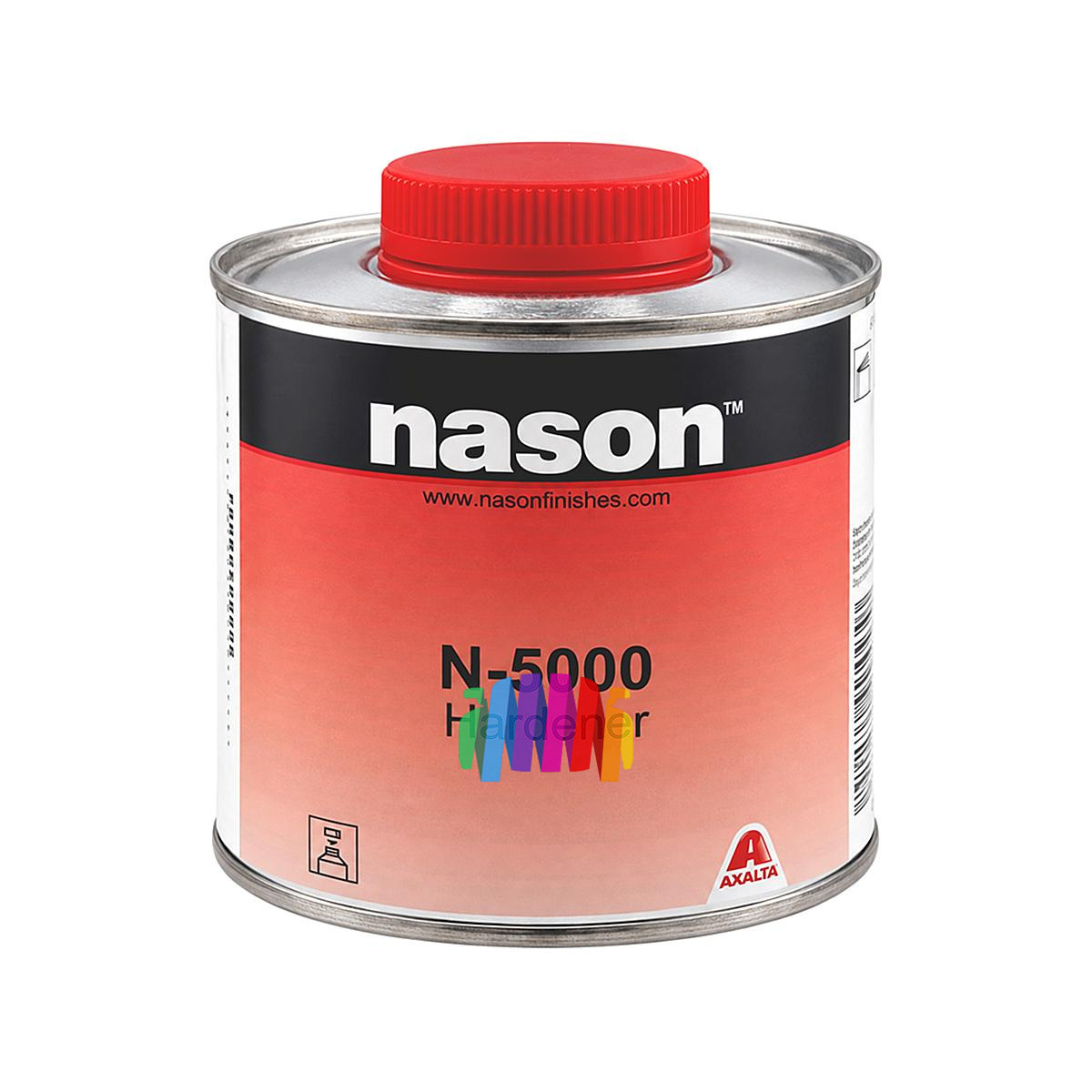Акриловый автомобильный глянцевый лак Nason N-4100 HS Plus Clear 1 л. с отвердителем 0,5 л. 5